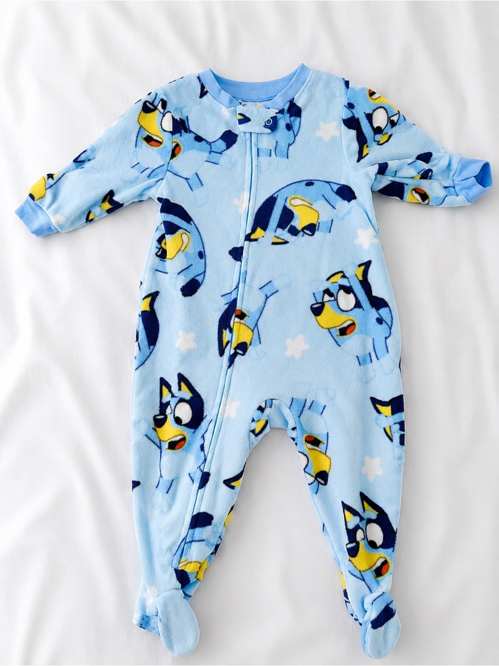 Bluey Baby Fleece Footed Pajama Sleeper 12M
